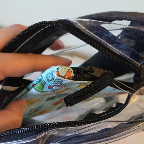 Pokemon Kids Clear Backpack Gen 1 Starters With Fun Pack Of Twilight Masquerade - Picture 5 of 6